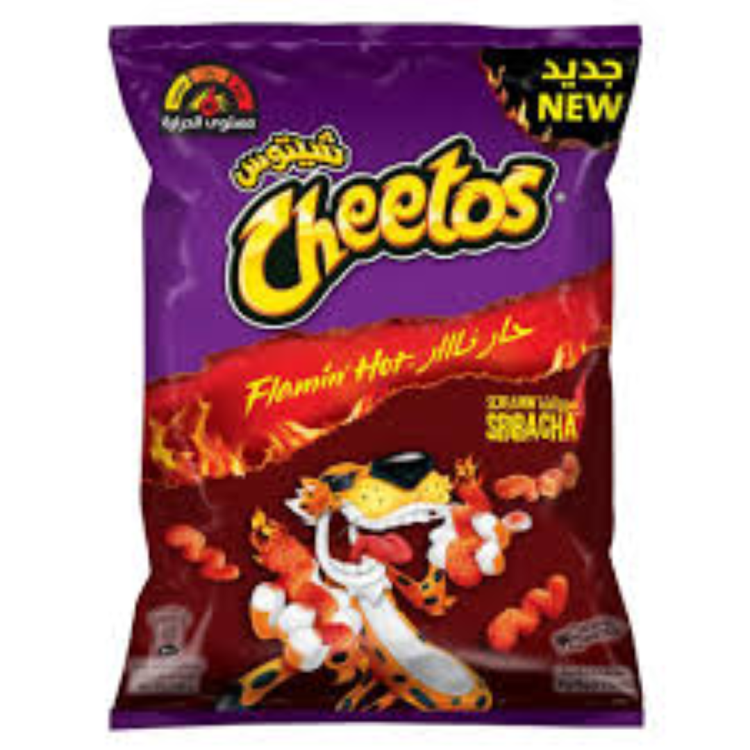 CHEETOS FLAMIN HOT SRIRACHA 140G